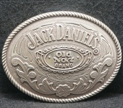 XD21108 VINTAGE 2005 *JACK DANIEL&rsquo;S OLD NO. 7 BRAND WHISKEY* LIQUOR BELT BUCKLE