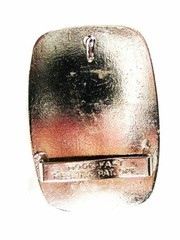 Silvertone Horse Wreath Belt Buckle By HOOK-FAST REG. U.S. PAT. OFF. 42216