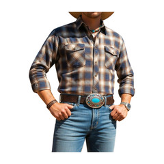 Men Women Buckle Silver Metal Western Fashion Turquoise Blue Ethnic Bohemian