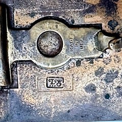 Vintage LS Brass Belt Buckle Article II Right to Keep and Bear Arms Eagle USA
