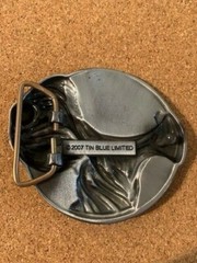 Pink Floyd Belt Buckle 3-D Black Enameling Solid Metal