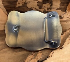 Western Buckle Engraved Belt Buckle Custom Personalized Monogrammed