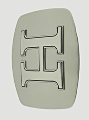 Initial H Letter h Belt Buckle New Men Women Western Really Cowboy Silver Metal