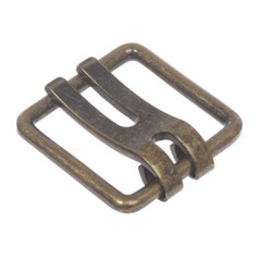 1 3/4&Prime; Double Wide Flat Prong Square Belt Buckle