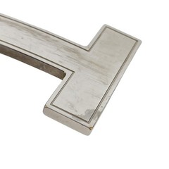 Hermes H Belt Logo Buckle Only Metal Silver