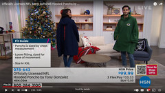Officially Licensed NFL Mens Softshell Hooded Poncho DIFFERENT TEAMS