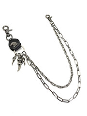 Biker Waist Chain Leather Eagle Claws