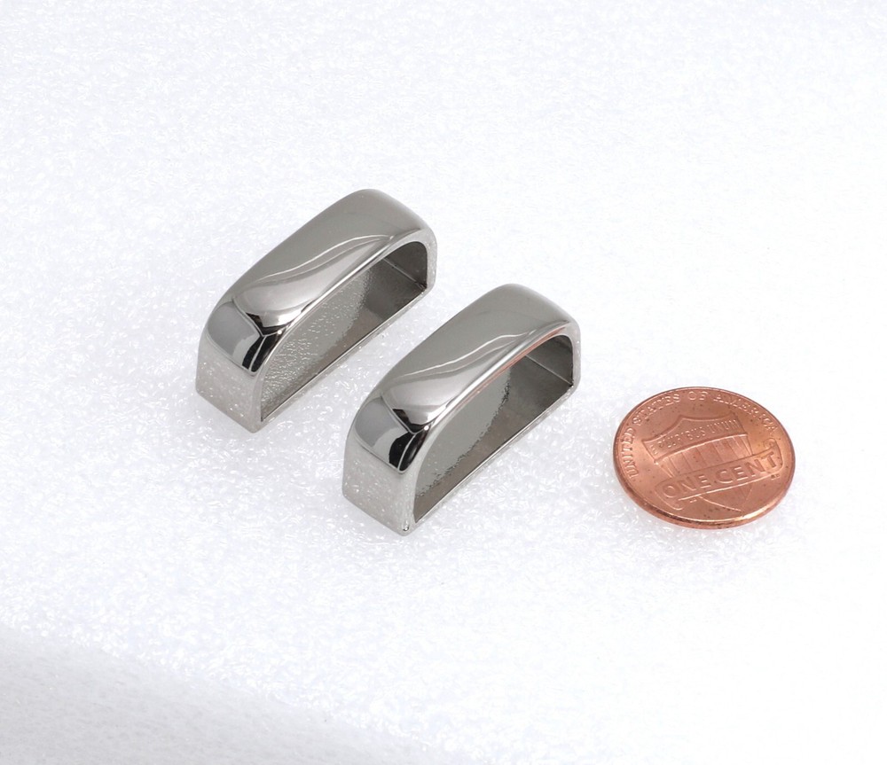 New 1&Prime; 25mm belt keeper(#35B) 2pcs for man/women casual nickel finish USA