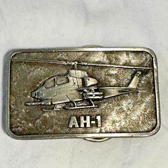 The Buckle Connection AH-1 Cobra Attack Hellicopter Belt Buckle