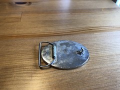 Two Horses Belt Buckle