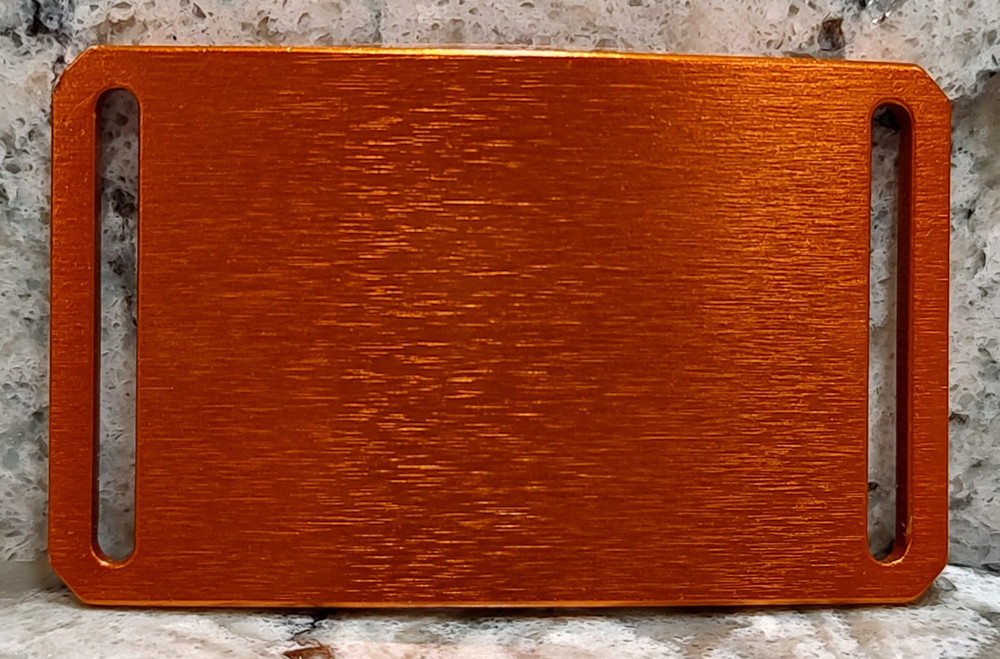 GRIP6 BELT BUCKLE – FOXTAIL ORANGE – 1.5 INCH WIDE – USED
