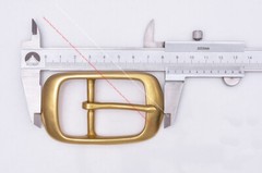 39mm HEAVY DUTY SOLID BRASS OVAL CENTER BAR BELT BUCKLE LEATHERCRAFT ACCESSORIES