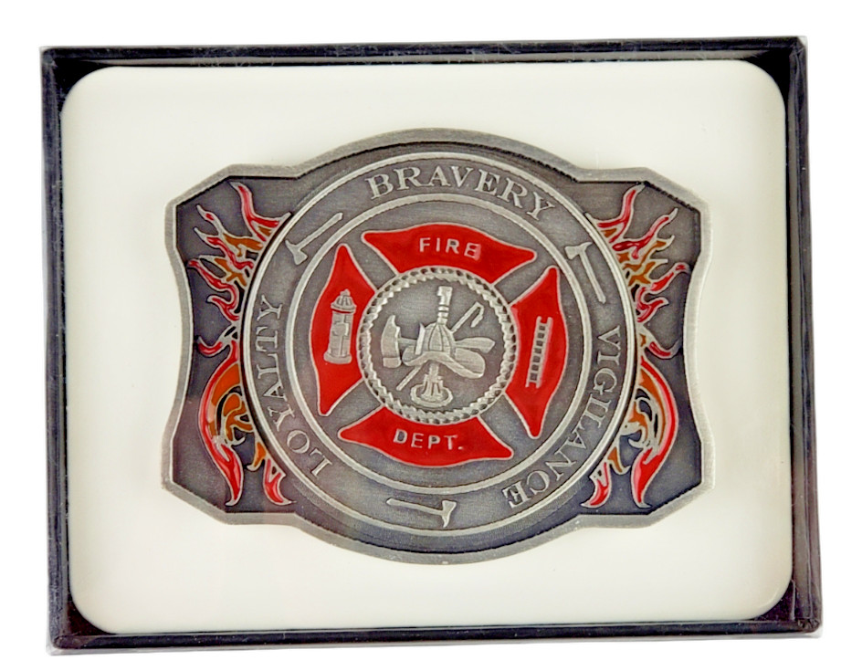 Fire Shield Pewter Belt Buckle Speccast New Licensed