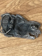 1991 Baron USA Harley Davidson Motorcycle Thundering Steel Belt Buckle Free P&H