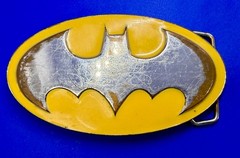 Used Batman Dc Comics Superhero S11 Belt Buckle To Restore / Re-Paint