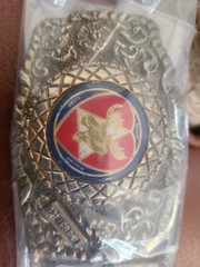 VINTAGE MOOSE LODGE ALCES MACHLIS BELT BUCKLE – 4×2