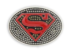 Superman Belt Buckle Halloween Cosplay Party Costume Men Women Comics Original