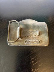 Vintage Collectible Denver Colorado CDC Metalworks 1974 Belt Buckle