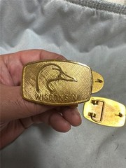 Vintage Ducks Unlimited Belt Buckle Lot of Three Buckles Wisconsin