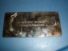Metal Belt Buckle 2007 Nintendo Controller 2&Prime;x4.25&Prime; EUC