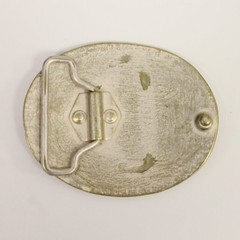 Fleur de Lys Quartet Belt Buckle in Gold Mother of Pearl – Handmade Buckle
