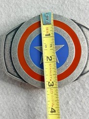 Marvel Captain America Belt Buckle Metal Enamel Officially Licensed Avengers