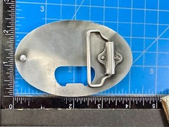 Got Beer Novelty Blue Enameled Funny Bar Pick Up Belt Buckle With Bottle Opener