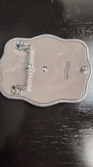 Nocona Men&rsquo;s Rectangle Rope Edge Steer Skull Boxed Buckle