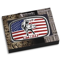 Montana Silversmiths Attitude Licensed PBR Professional Bull Riders Belt Buckle