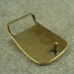 Solid Brass “ Eagle ” rectangle Belt Buckles 1.5&Prime; Plate Pin western Buckle Z336