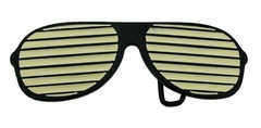 Sunglasses Specs Frame Belt Buckle Men Women Nerd Style Fashion Costume LGBT New
