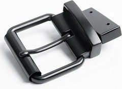 1.5&Prime; (40mm) Reversible Belt Buckle Replacement Belt Buckle Black