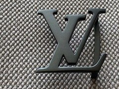Louis Vuitton 40mm LV Black Matte Belt Buckle
