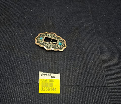 (QTY 5) TexHas Copper Buckle Western Sunset Copper Buckle 3/4&Prime; Belle&rsquo;s