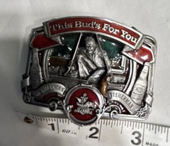 Bergamot-1987 Anheuser-Busch Inc. – The American Fisherman – A-175 – Belt Buckle