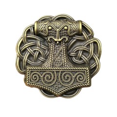 Viking Thor Hammer Belt Buckle for Men&rsquo;s Western Cowboy Motorcycle Riding