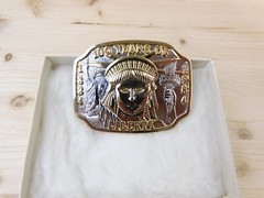 1984 Statue of Liberty 100th Year Commemorative Belt Buckle Never Worn #024759
