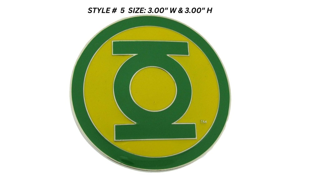 Greem Lantern Belt Buckle Comics Cosplay Halloween Party Costume Original Rodeo