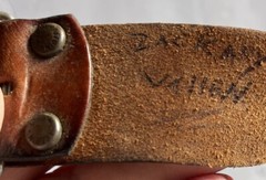 JACK DANIELS Old No. 7 belt and buckle Cowhide Leather Belt 28 RARE Vintage