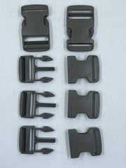 Lot of 5 Duraflex 2” Olive Green Buckles Heavy Duty Strap Clips Tactical