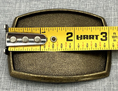 El Cid Blank Gold Tone Metal Blank Belt Buckle