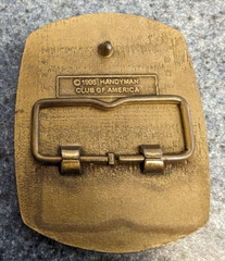 Handyman Club of America 1996 Brass Belt Buckle