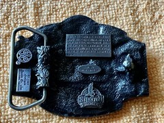 « United States AIR FORCE » Belt Buckle 1987 Siskiyou Enameled 3 1/4 x 2 1/2