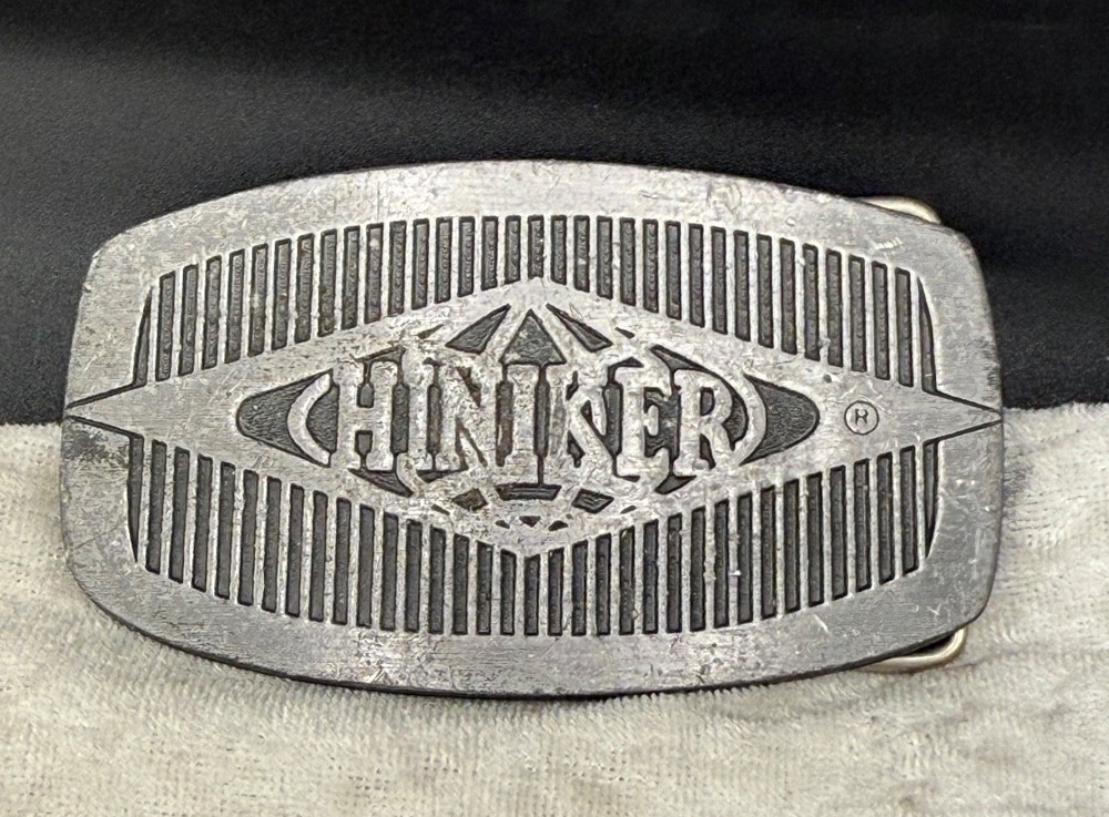 Vintage Hiniker Belt Buckle Silver Tone