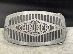 Vintage Hiniker Belt Buckle Silver Tone