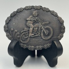 Motocross Dirt Bike Racing Belt Buckle Drive Chain Border Motorcycle Motor Sport