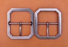 Mens Rectangle Heavy Duty Strong Retro Center Bar Pin Belt Buckle Fit 40mm Strap