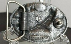 Vintage ~ 1986 Colorado State ~ Belt Buckle By C&J ~ Made In USA ~Number 1075 J5