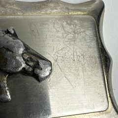 VTG NATIVE AMERICAN Horse Head belt buckle ARROWHEAD western INDIAN Metal cowboy