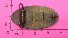 VINTAGE OVAL ESCO USA looks like original w/ware BRASS Belt Buckle Rare